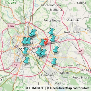 Mappa 00155 Roma RM, Italia (6.574)