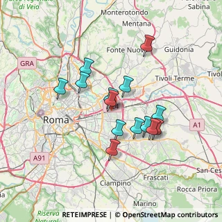 Mappa 00155 Roma RM, Italia (6.16857)