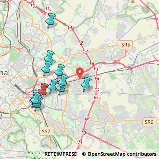 Mappa 00155 Roma RM, Italia (4.35667)