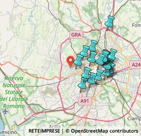 Mappa Via Edoardo Ferravilla, 00168 Roma RM, Italia (6.935)
