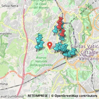 Mappa Via Edoardo Ferravilla, 00168 Roma RM, Italia (1.4265)