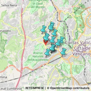 Mappa Via Edoardo Ferravilla, 00168 Roma RM, Italia (1.07286)