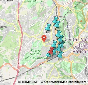 Mappa Via Edoardo Ferravilla, 00168 Roma RM, Italia (1.49615)