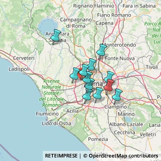 Mappa Via Edoardo Ferravilla, 00168 Roma RM, Italia (9.955)