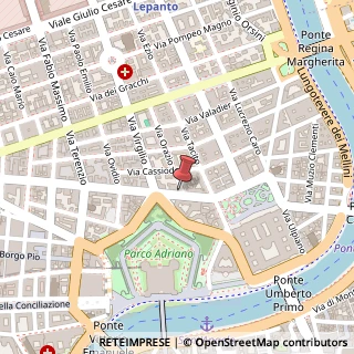 Mappa Via Orazio, 30, 00193 Roma, Roma (Lazio)
