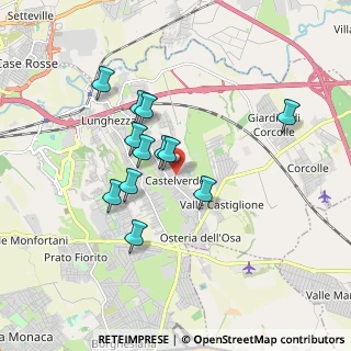 Mappa Via Catignano, 00132 Roma RM, Italia (1.5825)
