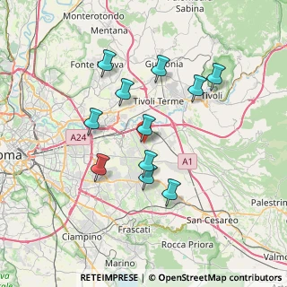 Mappa Via Catignano, 00132 Roma RM, Italia (6.92091)