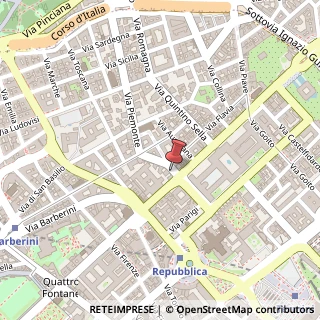 Mappa Via Antonio Salandra, 6, 00185 Roma, Roma (Lazio)