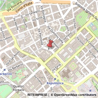 Mappa Via Antonio Salandra,  22, 00187 Roma, Roma (Lazio)