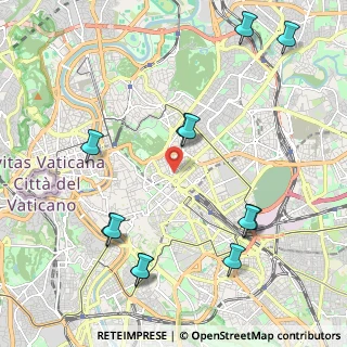 Mappa Via Antonio Salandra, 00187 Roma RM, Italia (2.61167)