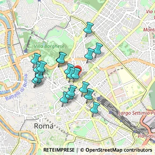 Mappa Via Antonio Salandra, 00187 Roma RM, Italia (0.8575)