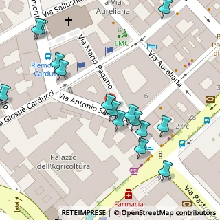 Mappa Via Antonio Salandra, 00187 Roma RM, Italia (0.098)