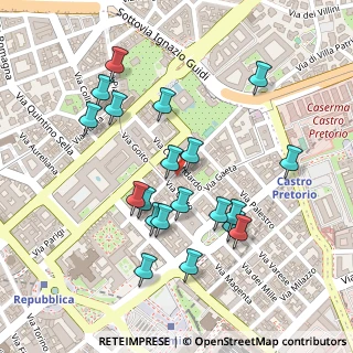 Mappa Via Montebello, 00185 Roma RM, Italia (0.2485)