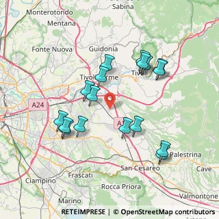 Mappa Via Petriolo, 00132 Roma RM, Italia (7.68471)