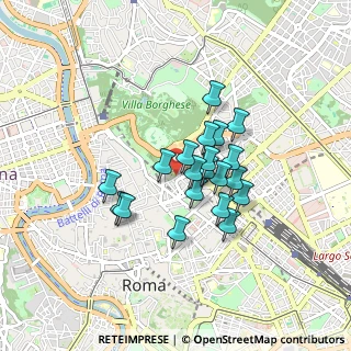 Mappa Via Liguria, 00187 Roma RM, Italia (0.6685)