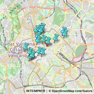 Mappa Via Liguria, 00187 Roma RM, Italia (1.44053)