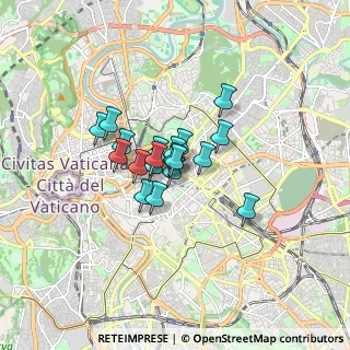 Mappa Via Liguria, 00187 Roma RM, Italia (1.05789)