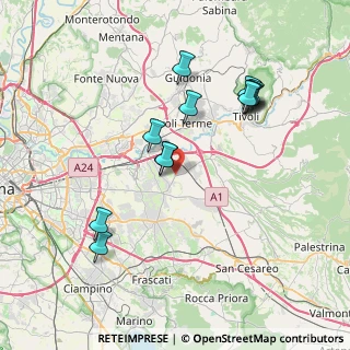 Mappa Via Cavuccio, 00132 Fosso di San Giuliano RM, Italia (7.86846)