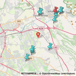 Mappa Via Cavuccio, 00132 Fosso di San Giuliano RM, Italia (5.71727)