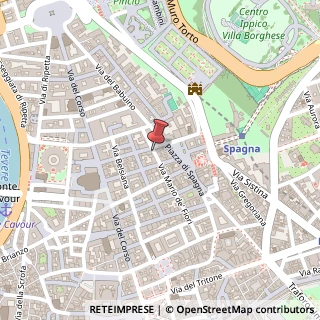 Mappa Via Vittoria, 23, 00187 Roma, Roma (Lazio)