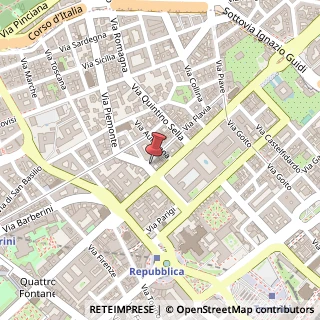 Mappa Via Antonio Salandra, 1, 00187 Roma, Roma (Lazio)