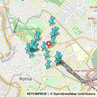 Mappa Via Venti Settembre, 00187 Roma RM, Italia (0.7415)