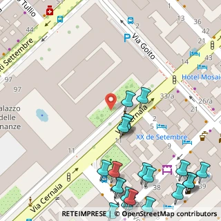 Mappa Via Cernaia, 00185 Roma RM, Italia (0.07727)