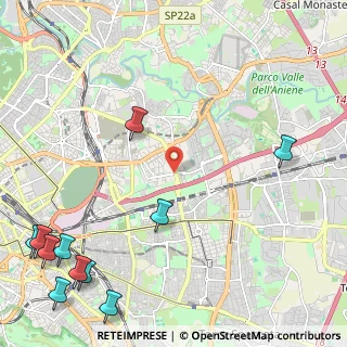 Mappa Via Giuseppe Antonio Andriulli, 00159 Roma RM, Italia (3.61727)