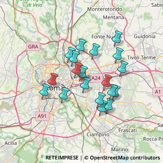 Mappa Via Giuseppe Antonio Andriulli, 00159 Roma RM, Italia (6.45842)