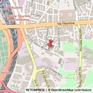 Mappa Via Luigi Vittorio Bertarelli, 139, 00159 Roma, Roma (Lazio)