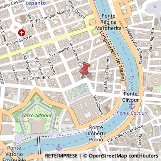 Mappa Piazza Cavour, 25, 00193 Roma, Roma (Lazio)