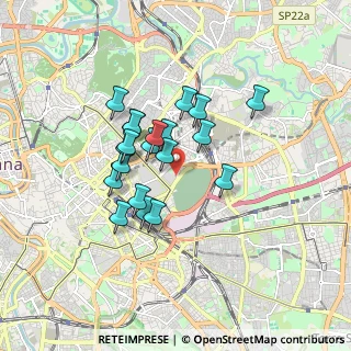 Mappa Via dei Cannetti, 00161 Roma RM, Italia (1.4225)