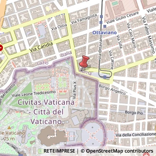 Mappa Viale dei Bastioni di Michelangelo, 5, 00192 Roma, Roma (Lazio)