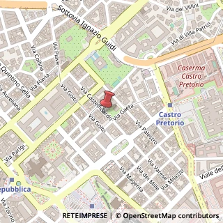 Mappa Via Castelfidardo, 43, 00167 Roma, Roma (Lazio)