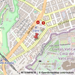 Mappa Via Marcantonio Bragadin, 12, 00136 Roma, Roma (Lazio)
