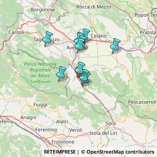 Mappa Strada Statale 690 Avezzano-Sora, 67054 Civitella Roveto AQ, Italia (11.49273)