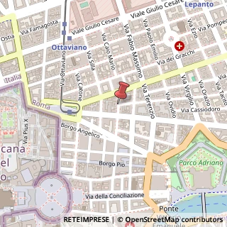 Mappa Via Boezio,  45, 00192 Roma, Roma (Lazio)