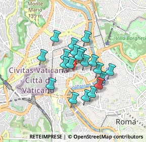 Mappa Via Cassiodoro, 00100 Roma RM, Italia (0.6425)