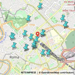 Mappa Via Volturno, 00185 Roma RM, Italia (1.1065)