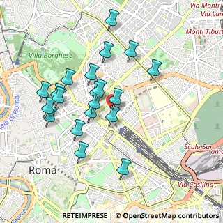 Mappa Via Volturno, 00185 Roma RM, Italia (0.935)