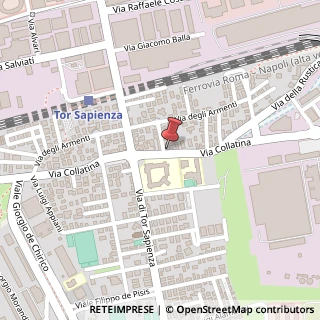 Mappa Via Collatina, 281, 00155 Roma, Roma (Lazio)