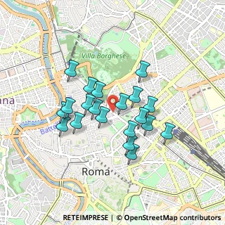 Mappa Via Sistina, 00186 Roma RM, Italia (0.7565)