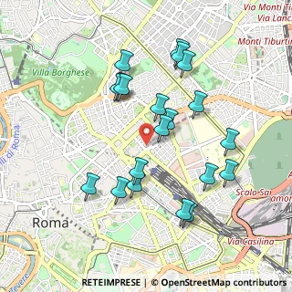 Mappa Via Solferino, 00185 Roma RM, Italia (0.9735)