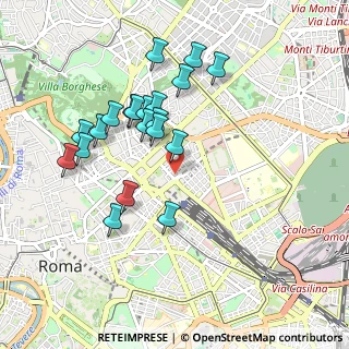 Mappa Via Solferino, 00185 Roma RM, Italia (0.938)