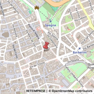 Mappa Via di Sant'Andrea delle Fratte, 1, 00187 Roma, Roma (Lazio)