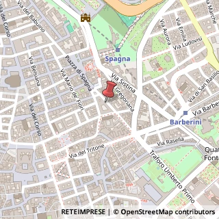 Mappa Via dei Due Macelli, 57, 00187 Roma, Roma (Lazio)