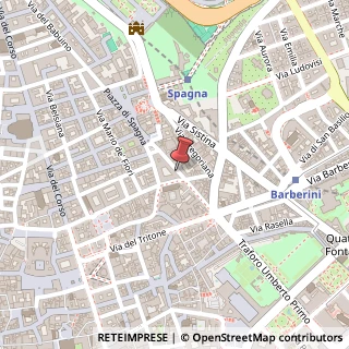 Mappa Via dei Due Macelli, 53, 00187 Roma, Roma (Lazio)