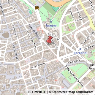Mappa Via dei Due Macelli, 78, 00187 Roma, Roma (Lazio)