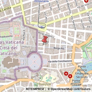 Mappa Via del Mascherino, 21, 00193 Roma, Roma (Lazio)