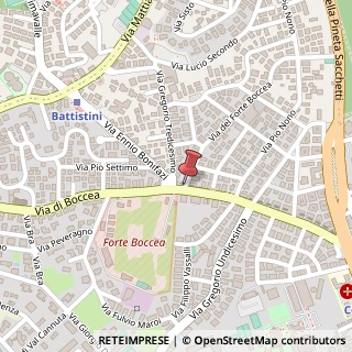 Mappa Via del Forte Boccea,  7, 00167 Roma, Roma (Lazio)